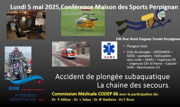 Conférence "Accident de plongée"