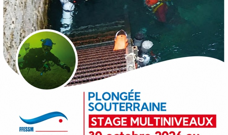 Plongée souterraine, le stage régional